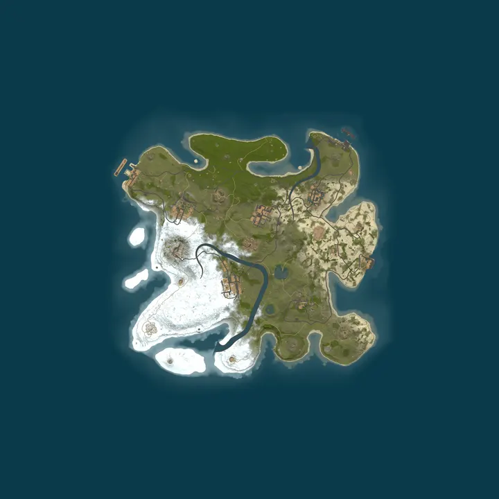 Map of RustSalinas [LATAM] 22/10 | Solo/Duo | Monthly | Vanilla+ | 50%