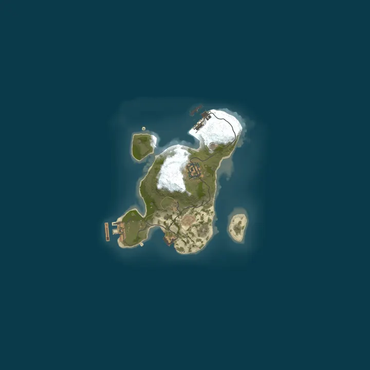 Map of Rust::Hosted by Cybrancee.com