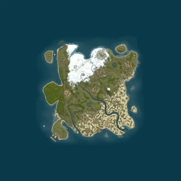 Map of Rustic Dream Stream | Weekly wipe | Mondays | 3x | Family serve