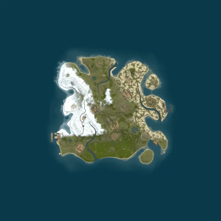 Map of Poop Rust | 5X Gathering 2X Loot | No BP Wipes | Poop Wipes