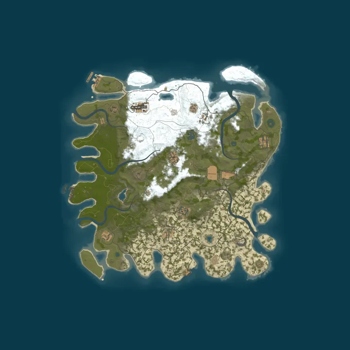 Map of [UK/EU] Rusty BulletHole Vanilla Solo/Duo Monthly