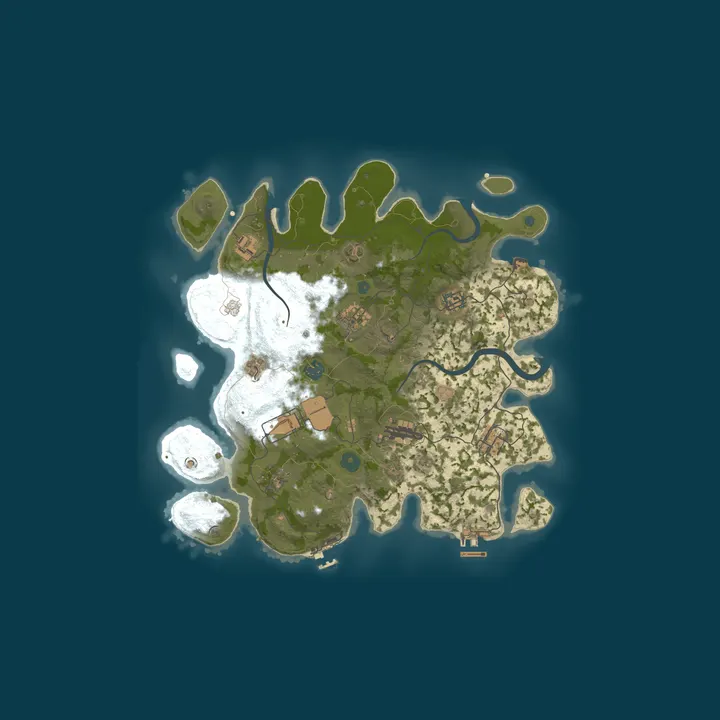 Map of Masked Rust | 3X | Solo/Duo/Trio/Quad | Kits