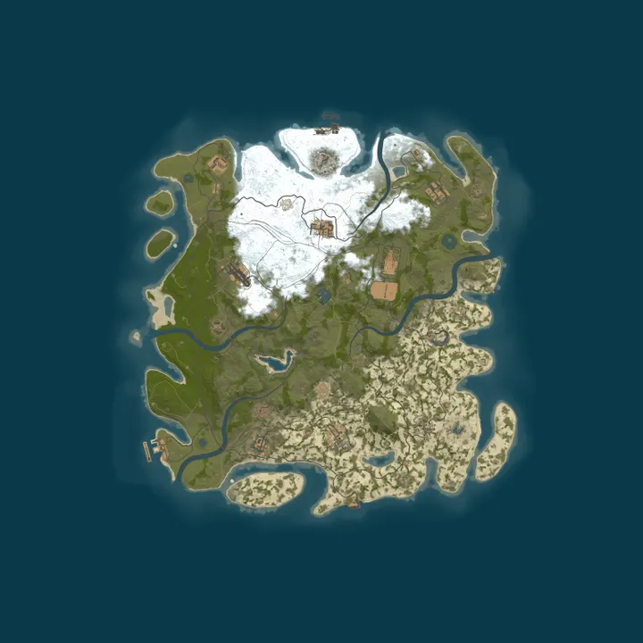 Map of [GER-PVE] Rust Virus  | ... in Work !