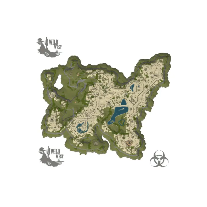 Map of ApeX-Rust.com | Wild West | 3X Weekly