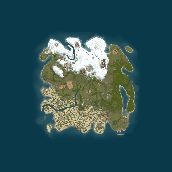 Map of RustChaos Vanilla EU