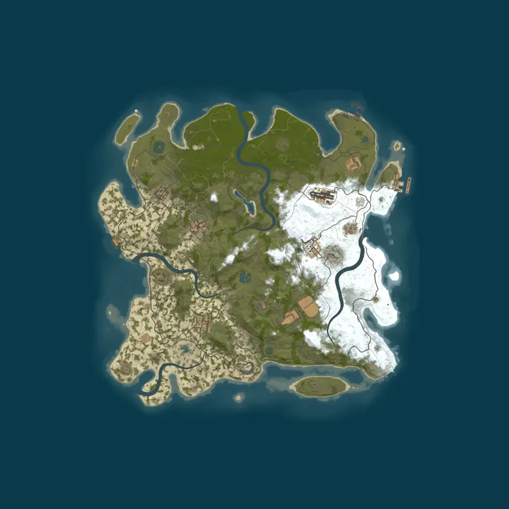 Map of 404 RUST 2X SOLO/DUO | ПН | ДЛЯ НОВИЧКОВ 26.10
