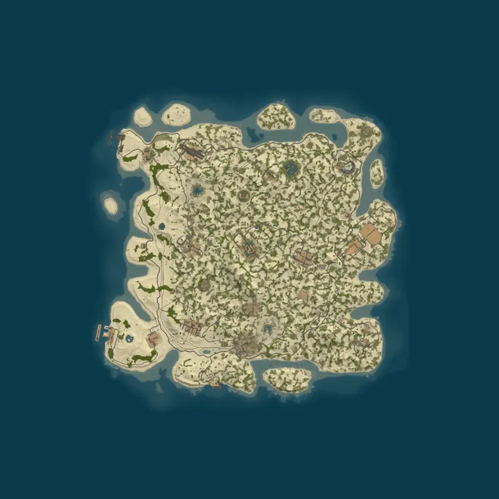 Map of CrazyRust Test Server