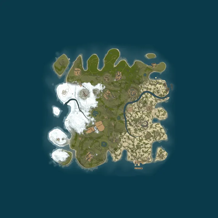 Map of RedLava.World | Rust