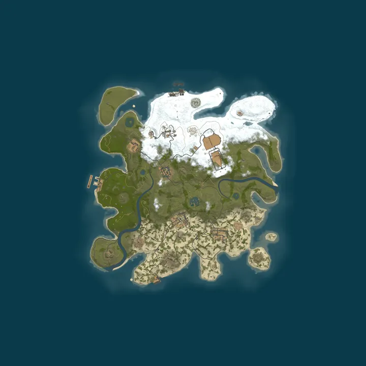 Map of A Rust Server