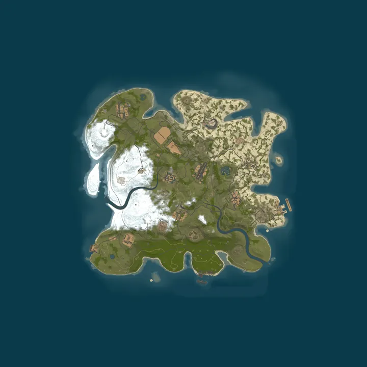 Map of JUST RUST X15 [MAX3|EVENTS|TP|KITS|LOOT+]