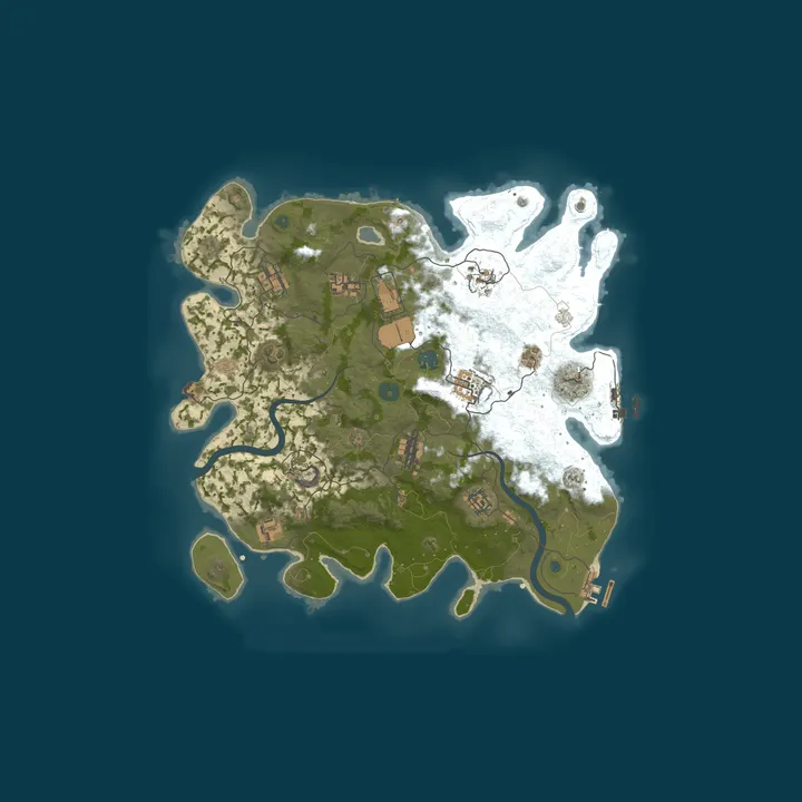 Map of CREED PVE | VANILLA | CHILL | BIG JAWBS | BI-WEEKLY