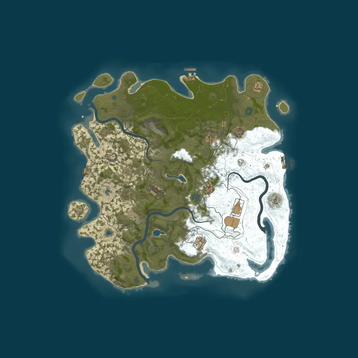Map of [US] Spoonkid PvE 1.00x | NO KOS | SafeZones | Events