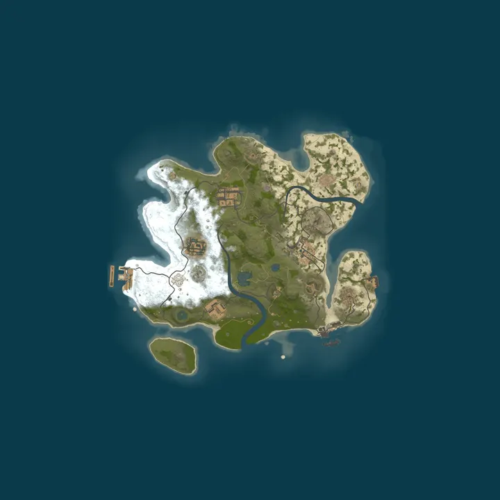 Map of ANARCHIST x3 | NO RULES | LOOT+ | SMALL MAP | FUN | WEEKLY