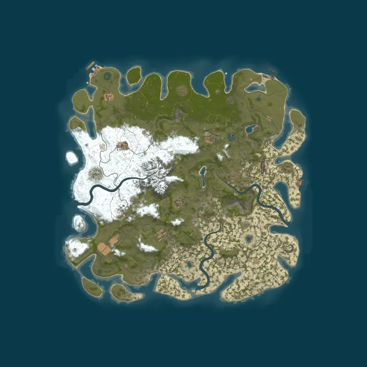 Map of DeadInTen | Mixed PVE/PVP | Modded with QOL