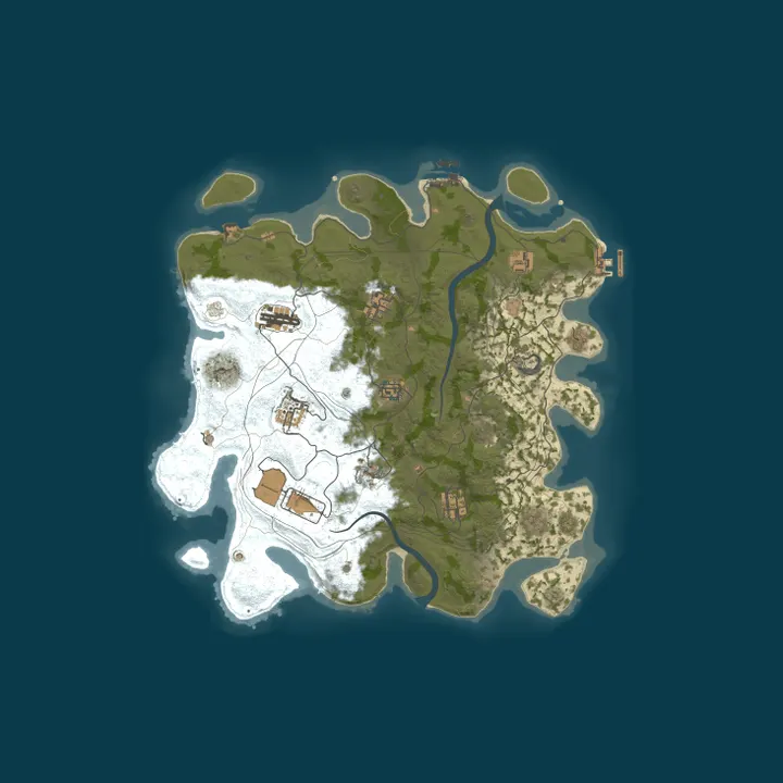Map of HollowServers.co 3x Solo/Duo |LootX3|JUST FULLWIPED