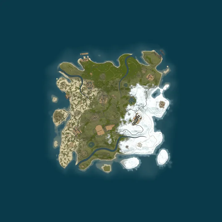 Map of № 5 ZERO ZONE 5 /x100/BATTLEFiELD/Kits/InstaCraft/16.10.Wipe